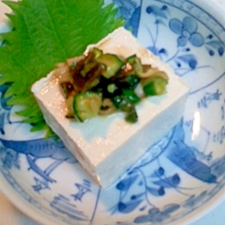 冷奴に きゅうり 大葉 昆布の薬味 レシピ 作り方 By ジョンとポーク 楽天レシピ 冷奴に きゅうり 大葉 昆布の薬味 レシピ 作り方 By ジョンとポーク 楽天レシピ